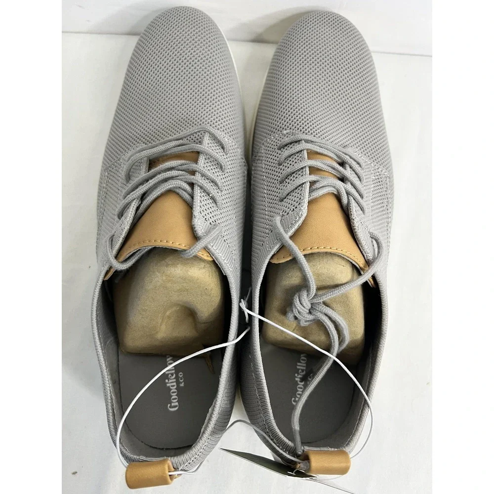 Goodfellow & Co Shoes Mens Size 11 Gray Knit Oxford Casual‎ Lace Up Sneakers